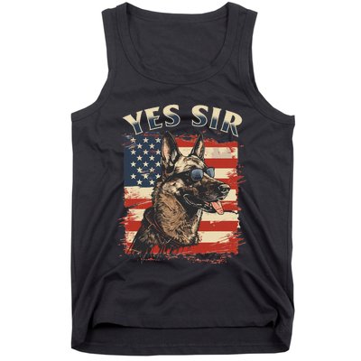 Belgian Malinois Dog Breed Yes Sir Tank Top