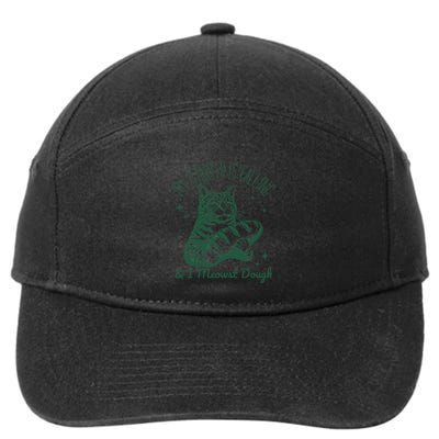 Bread Maker Dough Cat Funny Sourdough Starter Baking Pun 7-Panel Snapback Hat