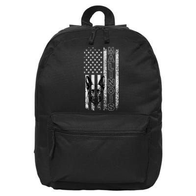 Belgian Malinois Dog Dogs Mom Dad Dog Lover Malinois 16 in Basic Backpack