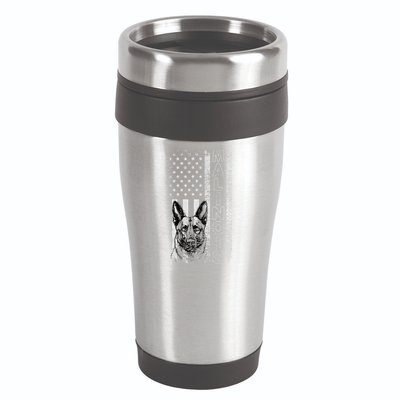 Belgian Malinois Dog Dogs Mom Dad Dog Lover Malinois 16oz Travel Tumbler