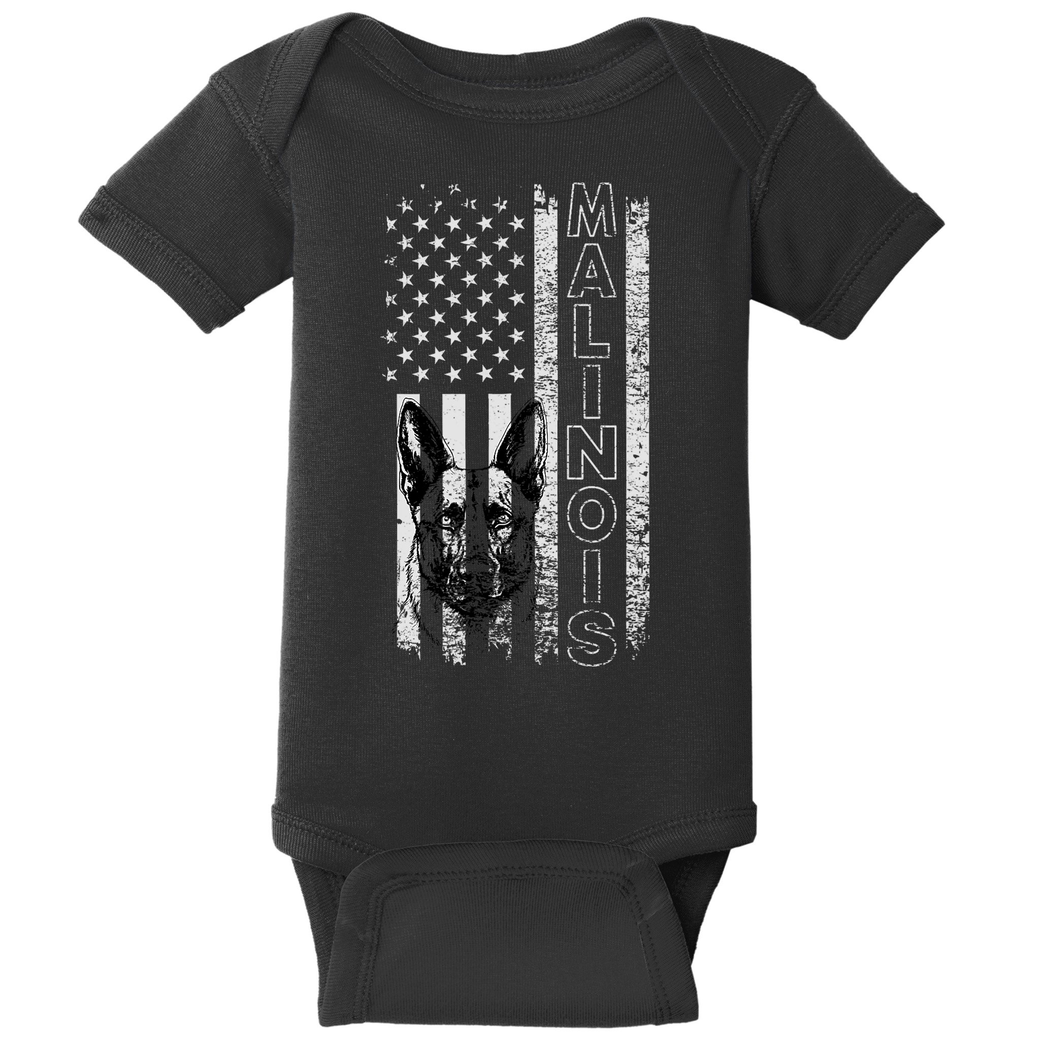 Belgian Malinois Dog Dogs Mom Dad Dog Lover Malinois Baby Bodysuit