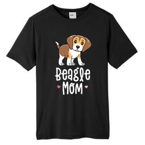 Beagle Mom Dog Mama For Women Gift For Tall Fusion ChromaSoft Performance T-Shirt