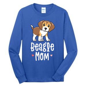 Beagle Mom Dog Mama For Women Gift For Tall Long Sleeve T-Shirt