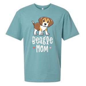 Beagle Mom Dog Mama For Women Gift For Sueded Cloud Jersey T-Shirt