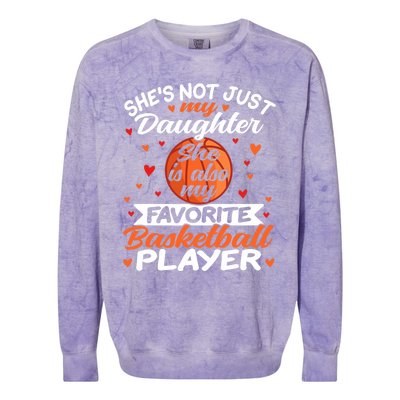 Basketball Mom Dad Colorblast Crewneck Sweatshirt