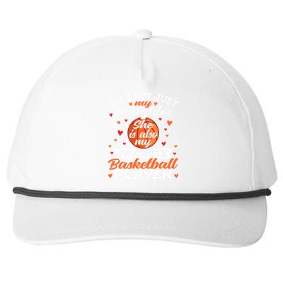 Basketball Mom Dad Snapback Five-Panel Rope Hat