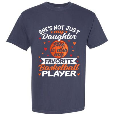 Basketball Mom Dad Garment-Dyed Heavyweight T-Shirt