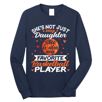 Basketball Mom Dad Long Sleeve Shirt