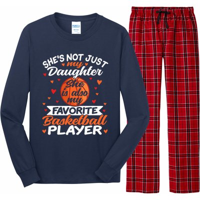 Basketball Mom Dad Long Sleeve Pajama Set