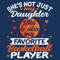 Basketball Mom Dad Flat Bill Trucker Hat
