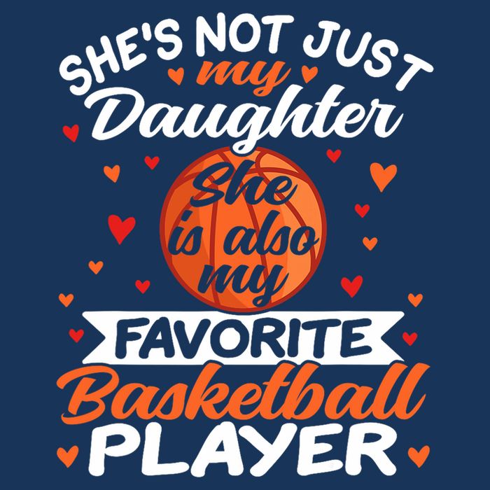 Basketball Mom Dad Flat Bill Trucker Hat