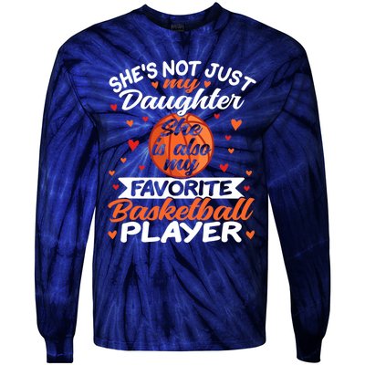 Basketball Mom Dad Tie-Dye Long Sleeve Shirt