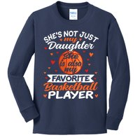 Basketball Mom Dad Kids Long Sleeve Shirt