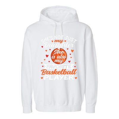 Basketball Mom Dad Garment-Dyed Fleece Hoodie