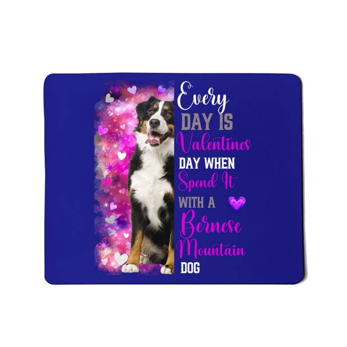 Bernese Mountain Dog Mom Funny Valentines Day Dog Lovers Gift Mousepad