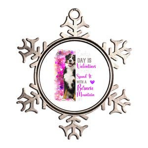 Bernese Mountain Dog Mom Funny Valentines Day Dog Lovers Gift Metallic Star Ornament