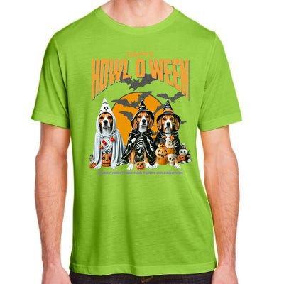 Beagle Mom Dad Halloween Lovers Adult ChromaSoft Performance T-Shirt