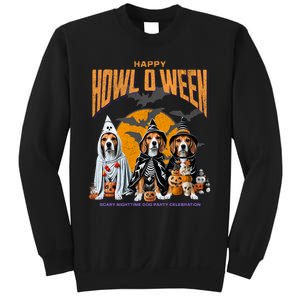 Beagle Mom Dad Halloween Lovers Sweatshirt