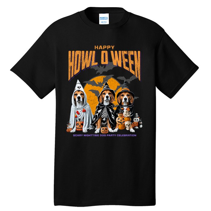 Beagle Mom Dad Halloween Lovers Tall T-Shirt