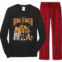 Beagle Mom Dad Halloween Lovers Long Sleeve Pajama Set