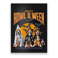 Beagle Mom Dad Halloween Lovers Poster