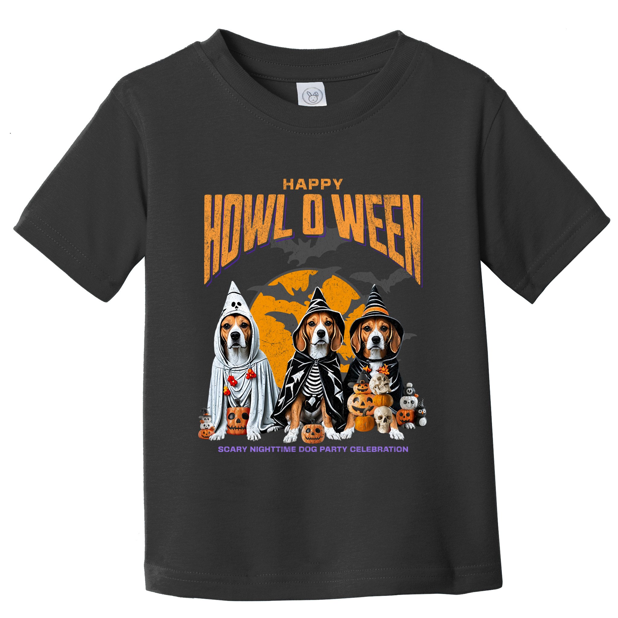 Beagle Mom Dad Halloween Lovers Toddler T-Shirt