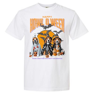 Beagle Mom Dad Halloween Lovers Garment-Dyed Heavyweight T-Shirt