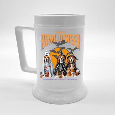 Beagle Mom Dad Halloween Lovers Beer Stein