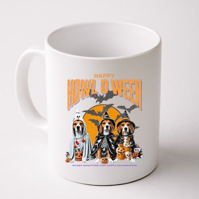 Beagle Mom Dad Halloween Lovers Coffee Mug