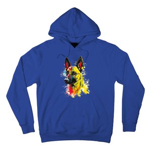 Belgian Malinois Dog Graphic Pet Art Belgian Malinois Hoodie