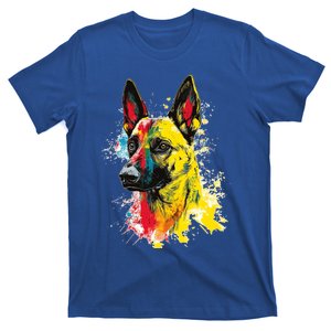 Belgian Malinois Dog Graphic Pet Art Belgian Malinois T-Shirt