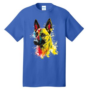 Belgian Malinois Dog Graphic Pet Art Belgian Malinois Tall T-Shirt