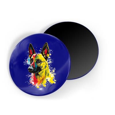 Belgian Malinois Dog Graphic Pet Art Belgian Malinois Magnet