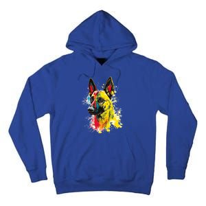 Belgian Malinois Dog Graphic Pet Art Belgian Malinois Tall Hoodie