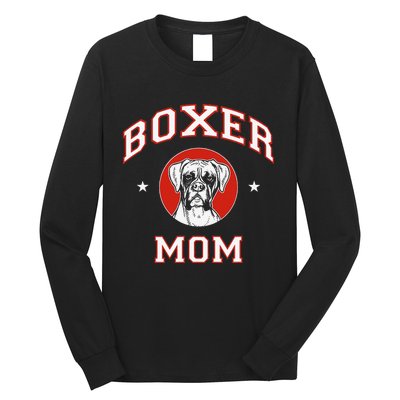 Boxer Mom Dog Mother Long Sleeve Shirt