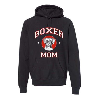 Boxer Mom Dog Mother Premium Hoodie