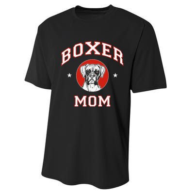 Boxer Mom Dog Mother Performance Sprint T-Shirt