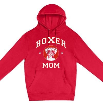 Boxer Mom Dog Mother Premium Pullover Hoodie