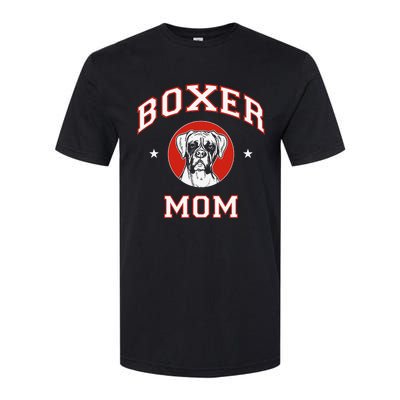 Boxer Mom Dog Mother Softstyle CVC T-Shirt