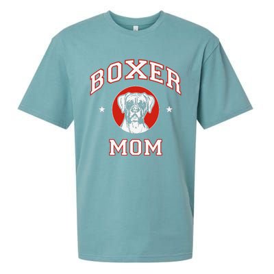 Boxer Mom Dog Mother Sueded Cloud Jersey T-Shirt