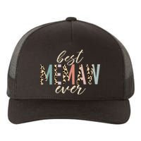 Best Memaw Ever Gifts Leopard funny Mothers Day Yupoong Adult 5-Panel Trucker Hat