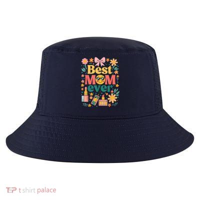 Best Mom Ever Wildflower Mama Mother'S Day Retro Floral Mom Cool Comfort Performance Bucket Hat