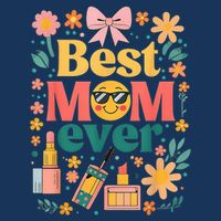 Best Mom Ever Wildflower Mama Mother'S Day Retro Floral Mom Tall T-Shirt