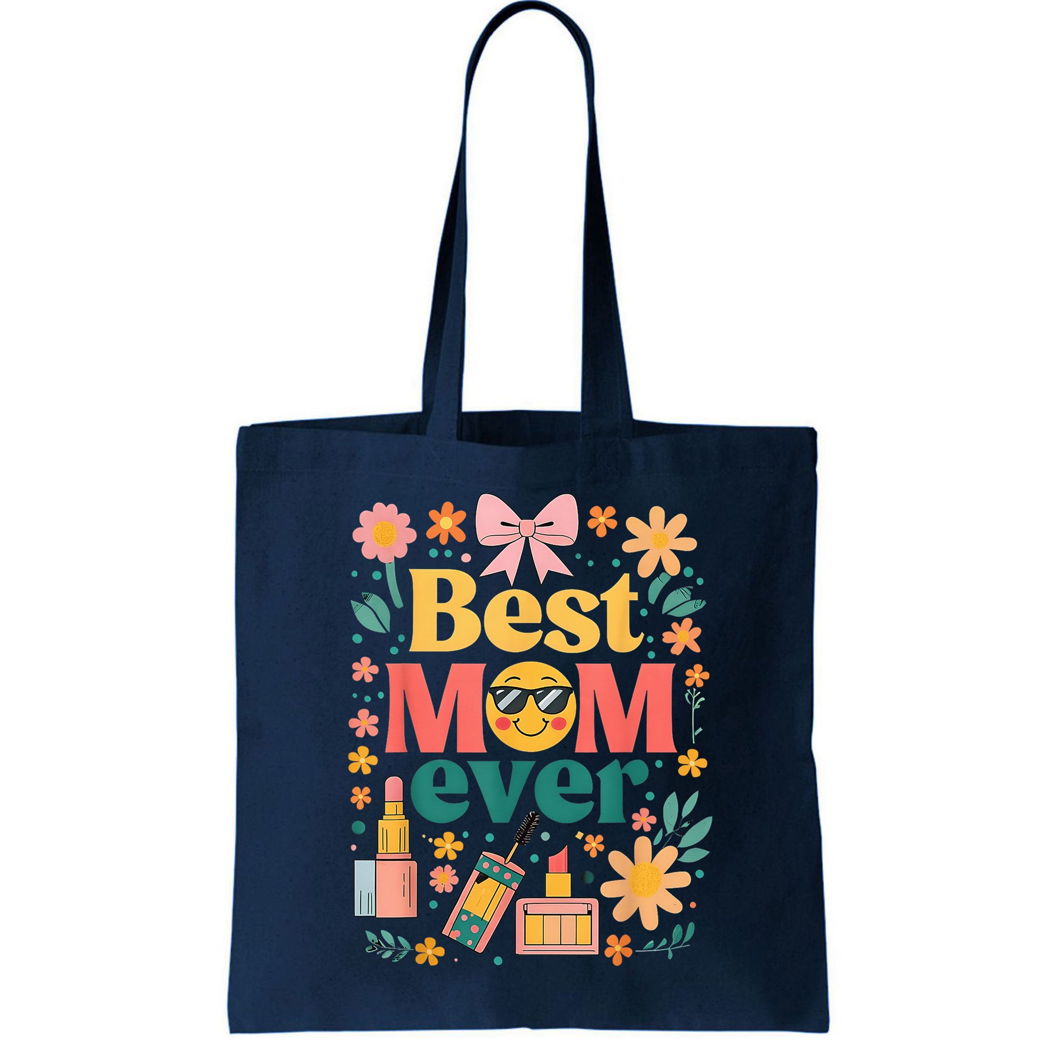 Best Mom Ever Wildflower Mama Mother'S Day Retro Floral Mom Bag