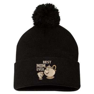 Best Mom Ever Pom Pom 12in Knit Beanie