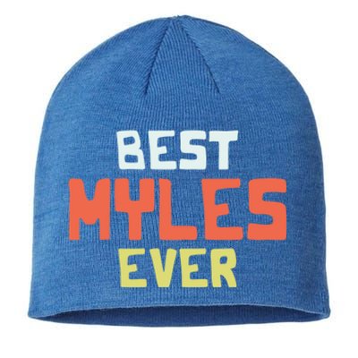 Best Myles Ever Personalized Name Custom Nickname Couples Cute Gift Sustainable Beanie