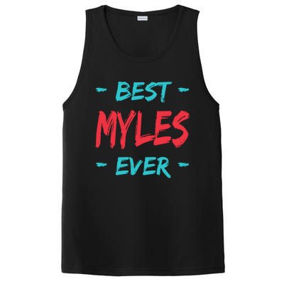 Best Myles Ever Personalized Name Custom Nickname Couples Meaningful Gift PosiCharge Competitor Tank