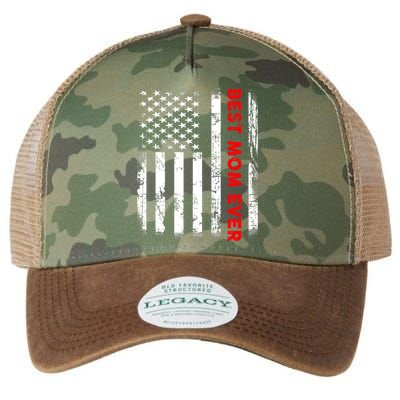 Best Mom Ever US American Flag Graphic Tee Mothers Day Legacy Tie Dye Trucker Hat
