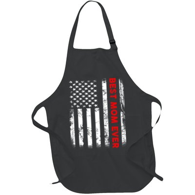 Best Mom Ever US American Flag Graphic Tee Mothers Day Apron