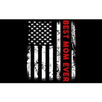 Best Mom Ever US American Flag Graphic Tee Mothers Day Bumper Sticker